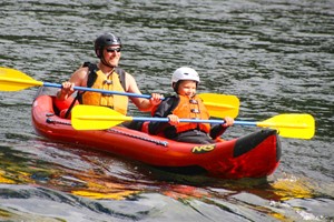 Familien-rafting in Voss
