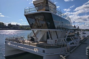 Oslofjord cruise with a silent hybrid boat - Port of Oslo, Norway