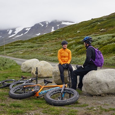 Radfahren in Geilo, Norwegen