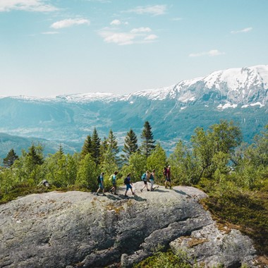 Wanderung nach Sverrestigen - Voss, Norwegen