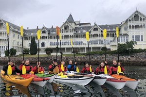 Guided kayak trip on the Sognefjord - ready to go - Balestrand, Norway