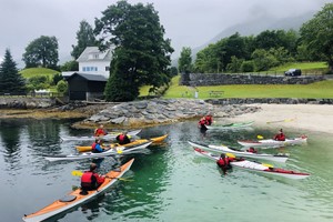 Guided kayak trip in the Sognefjord from Balestrand, Norway