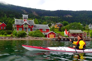 Kayaking in Balestrand, Sognefjord, Norway