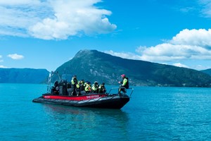 Guided RIB-boat tour on the Lustra Fjord - Skjolden, Norway