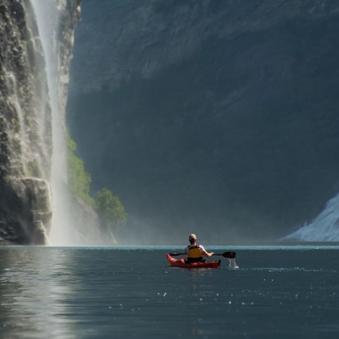 Kayak Tour nach Skageflå - Der Geirangerfjord, Norwegen