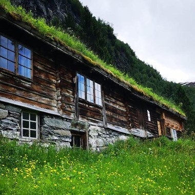 Skageflå mountain farm - The Geirangerfjord , Norway