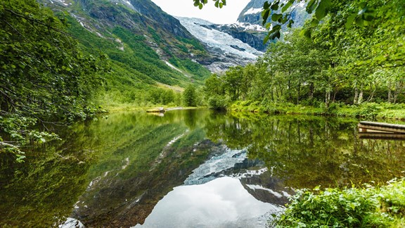 Bøyabreen-Gletscher - Fjærland, Norwegen