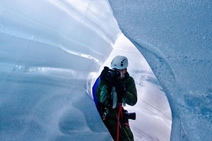Excursión por el hielo azul en Folgefonna