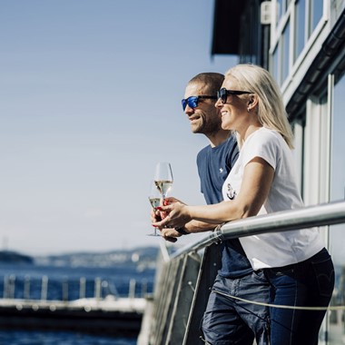Aktivitäten in Bergen - Fjordkreuzfahrt und Schalentierturm - Genießen Sie die Aussicht im Cornelius Seafood Restaurant Bergen, Norwegen