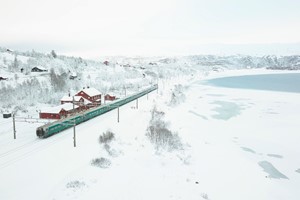 The Bergen Railway - Hardangervidda mountain plateau, Norway