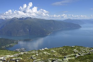 View of the Sognefjord- Balestrand, Norway
