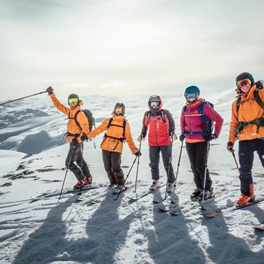 Eine Winterwanderung genießen - Odda ,Norwegen