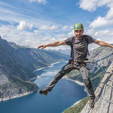 Fantastisches Erlebnis - Trolltunga Klettersteig - Odda, Norwegen