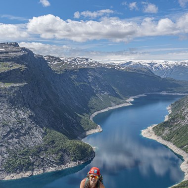 Trolltunga Via Ferrata, soon at the top - Things to do in Odda, Norway