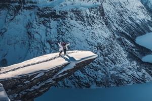 On the top of the world  - Trolltunga Winter tour, Odda, Norway