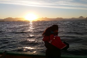 Nydelig tur under midnattsolen - Midnattsol Fisketur i Lofoten, Svolvær