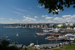 Ting å gjøre i Oslo - Oslos Høydepunkt - Sykkeltur med guide, utsikt over Oslo