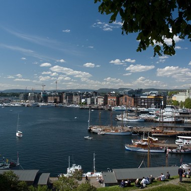 Aktivitäten in Oslo - Oslo Highlights Radtour mit Guide, Oslo aussicht - Oslo, Norwegen
