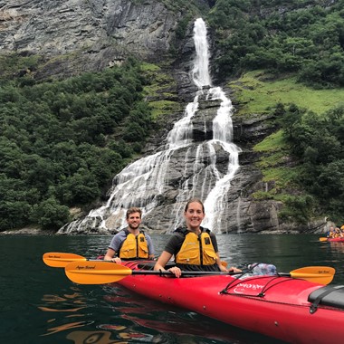 Kayak Tour to the "Sevens Sisters" Waterfall in Geiranger