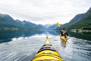 A beautiful day on Romsdalsfjorden - Sea kayak from Åndalsnes - Things to do in Åndalsnes, Norway