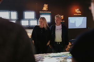 Hardanger Akvasenter, digitales Ausstellungszentrum, Øystese, Norwegen