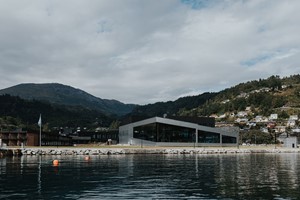 Hardanger Akvasenter - digitales Aussichtszentrum in Øystese - Fjord- und Lachssafari in Øystese, Norwegen
