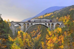 Kyllingbru-Brücke, Raumabahn, Åndalsnes - Dombås, Norwegen