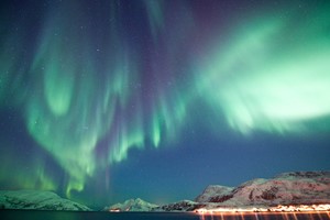 Vakkert nordlys i Tromsø