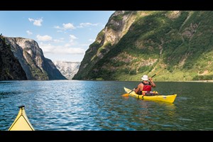 Kayaking in Noway with Fjord Tours and get discount with Fjord Pass®