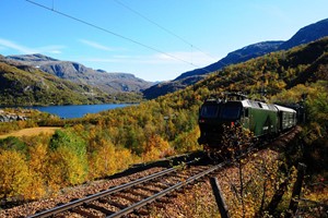 Autumn on the Flåm Railway, Norway