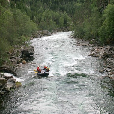 Wildwasser Rafting in Voss