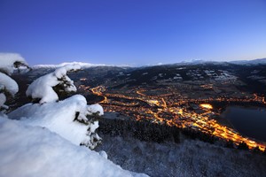 Voss by night - Winter, Voss, Norway