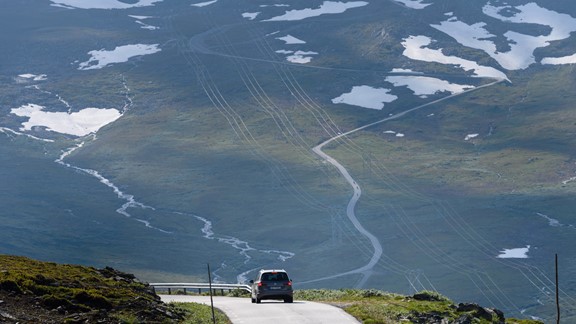 Tindevegen, Berdalsfjellet in Luster - National Tourist Route Sognefjellet