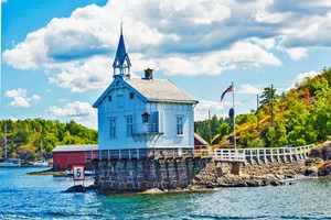 Faro de Heggholmen - Crucero por el fiordo de Oslo - Oslo, Noruega