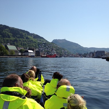 Rib boat fjord safari Bergen