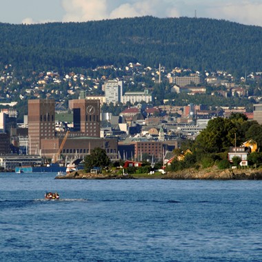 Utsikt over Norges hovedstad - Oslo