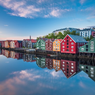 Calm water in Trondheim - Norway