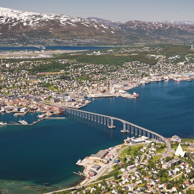 View of Tromsø , summer - Norway