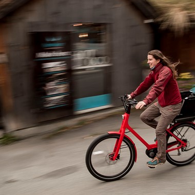 El-sykkel leie i Geiranger