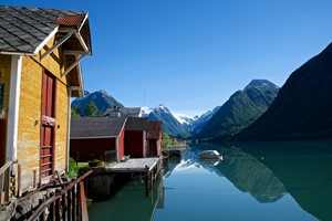 Idyllisches Fjærland - Norwegen