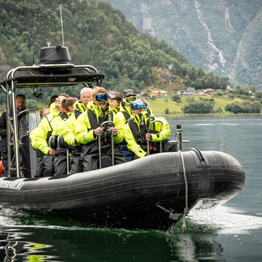 RIB boat trip on the Hardangerfjord from Eidfjord - Activities in Eidfjord, Norway