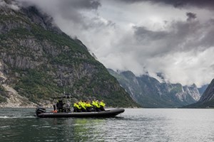 Aktivitäten in Eidfjord - RIB-Bootsfahrt auf dem Hardangerfjord ab Eidfjord, Norwegen