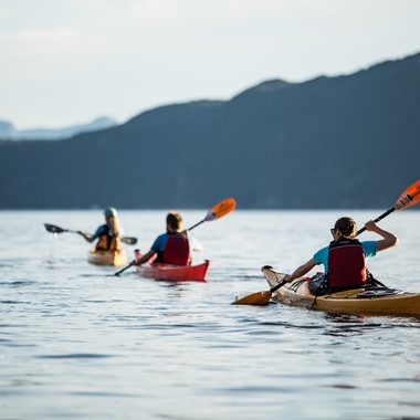 Guidet kajakktur på Hardangerfjorden fra Jondal - Ting å gjøre i Jondal