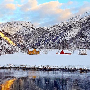 Vinter cruise til Mostraumen fra Bergen